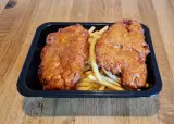 114. Kurací rezeň v haruľovom cestíčku (150 g)